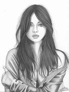 Нарисованные девушки рисовать