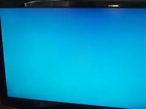 Синий экран потом черный