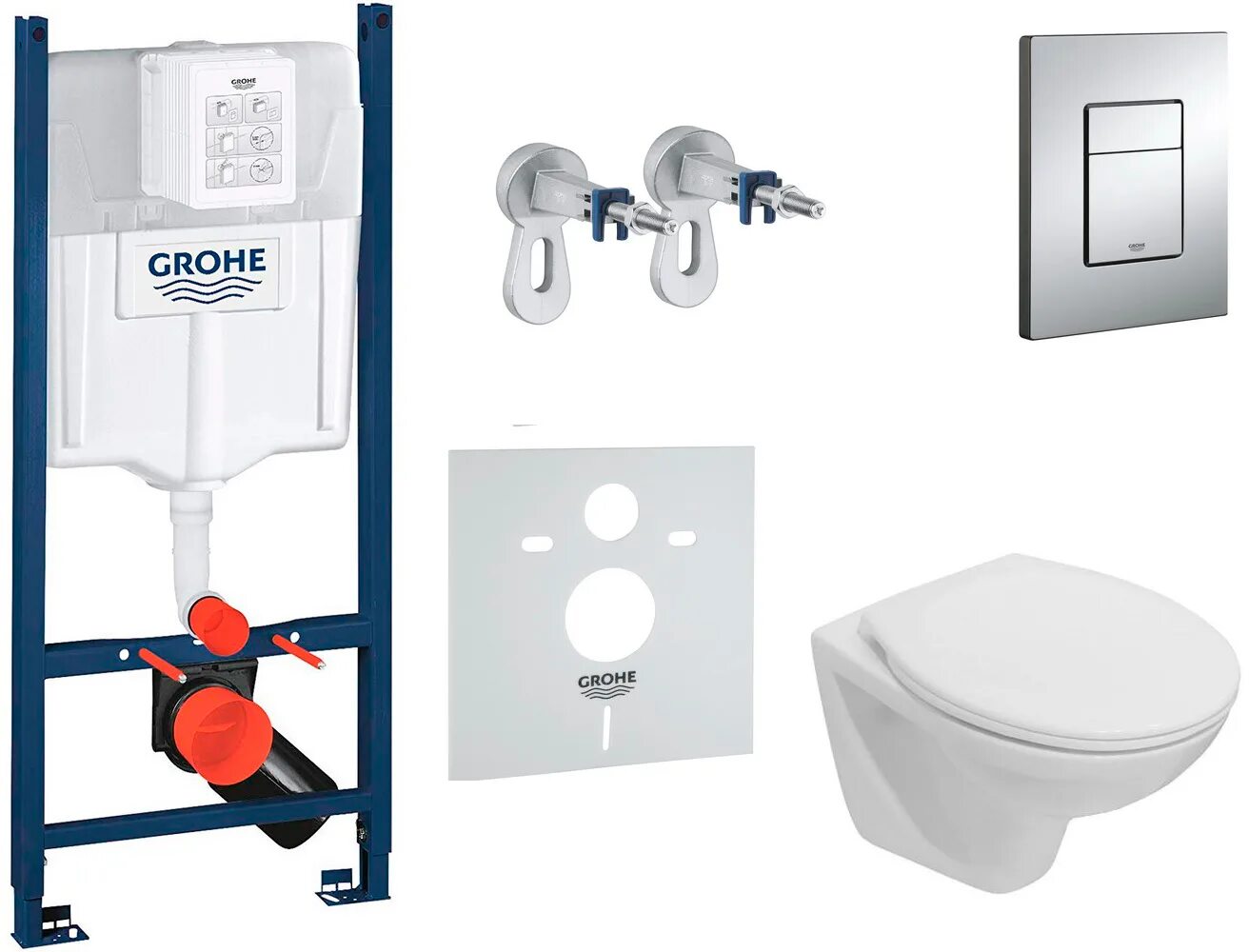 Комплект инсталляции grohe rapid sl. Grohe rapid sl 3в1 38840000. инсталляция grohe rapid sl 38840000. grohe rapid sl 1.13м 38840000. 38840000 rapid sl для унитаза.