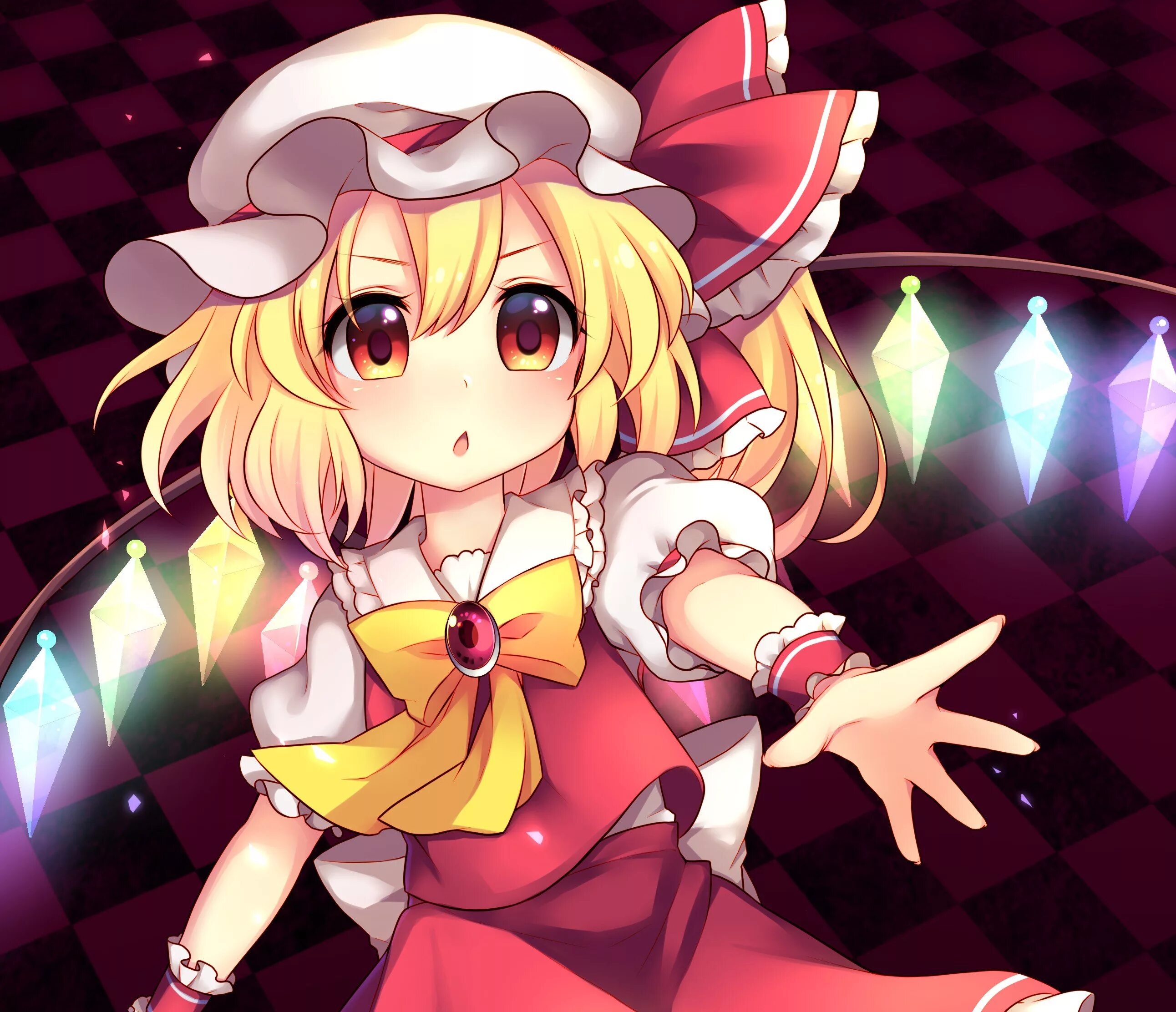 Flandre scarlet. Фландр Скарлет. Скарлетт Тоухоу. Фландр Скарлет Тохо. Тоухоу Проджект Скарлет Фландре.