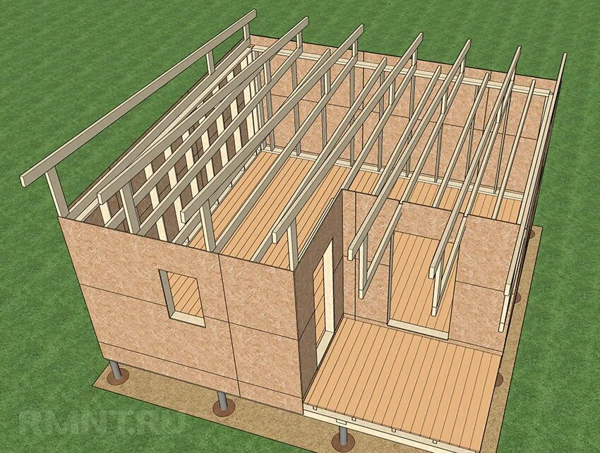 Каркасная баня осп. Дачный домик обшитый осп 3. Каркасная бытовка 6х3. Каркасная баня 5 на 6. Строим дом 6 3.