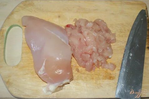 Куриная грудка рубленная с крахмалом