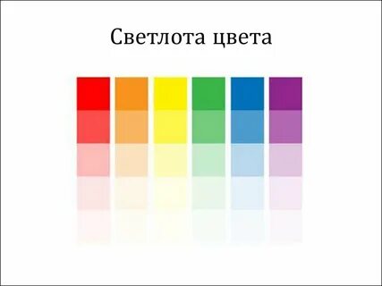 Тон насыщенность цвета