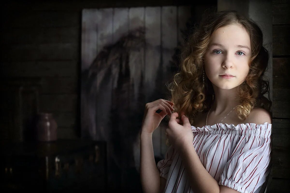 девочка из полоное