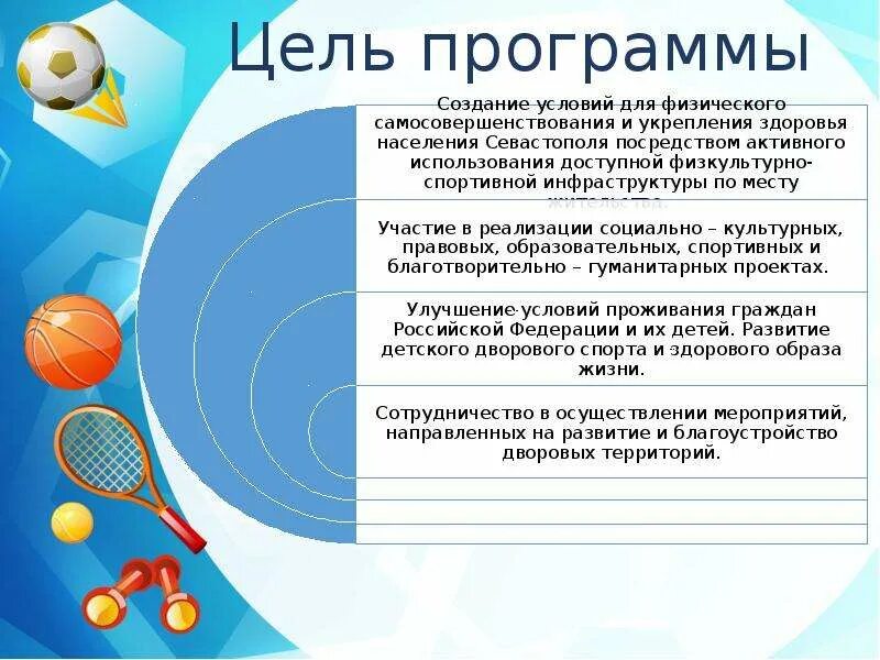 Какие цели в спорте. Цели и задачи спортивного проекта. Спортивные цели. Цель проекта спортивной площадки. Проект спорт.