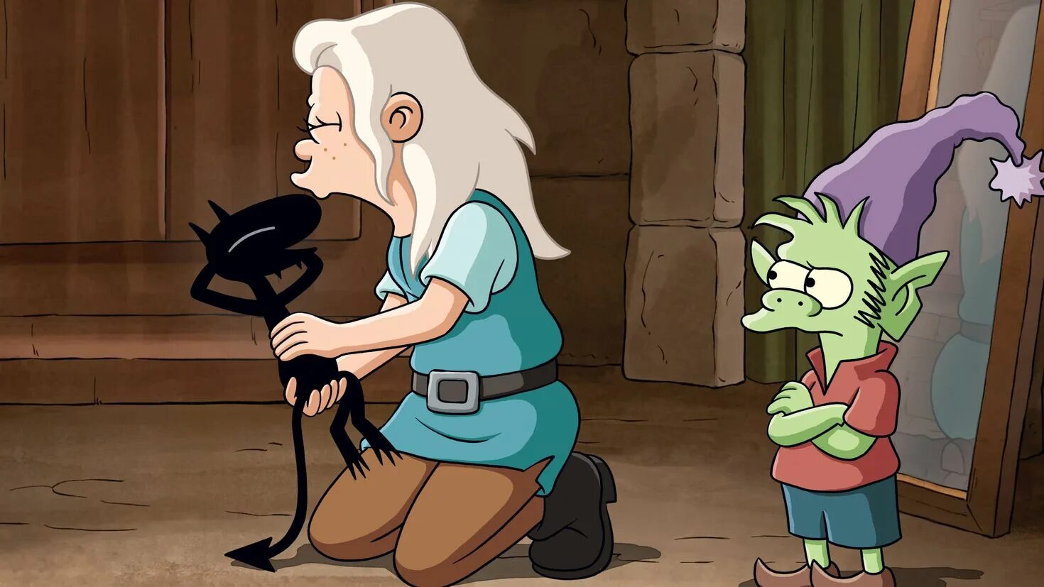 Сериал разочарование эльфо. Мэтт гроунинг разочарование 1 сезон. Elfo disenchantment. Разочарование бин и эльфо. Разочарование мультсериал бин и русалка.
