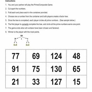 Numbers 4 grade
