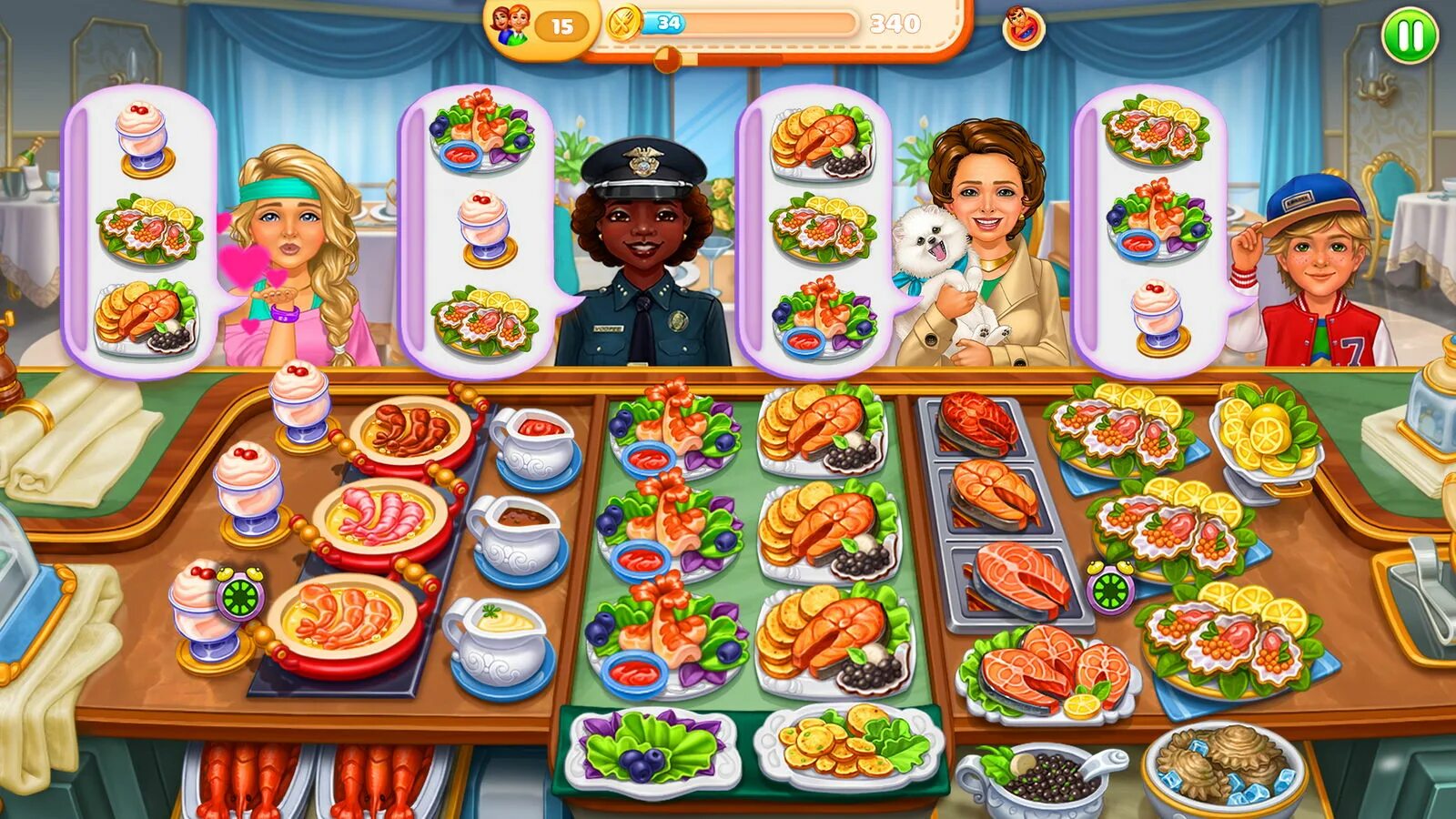 Игра готовить вкусное