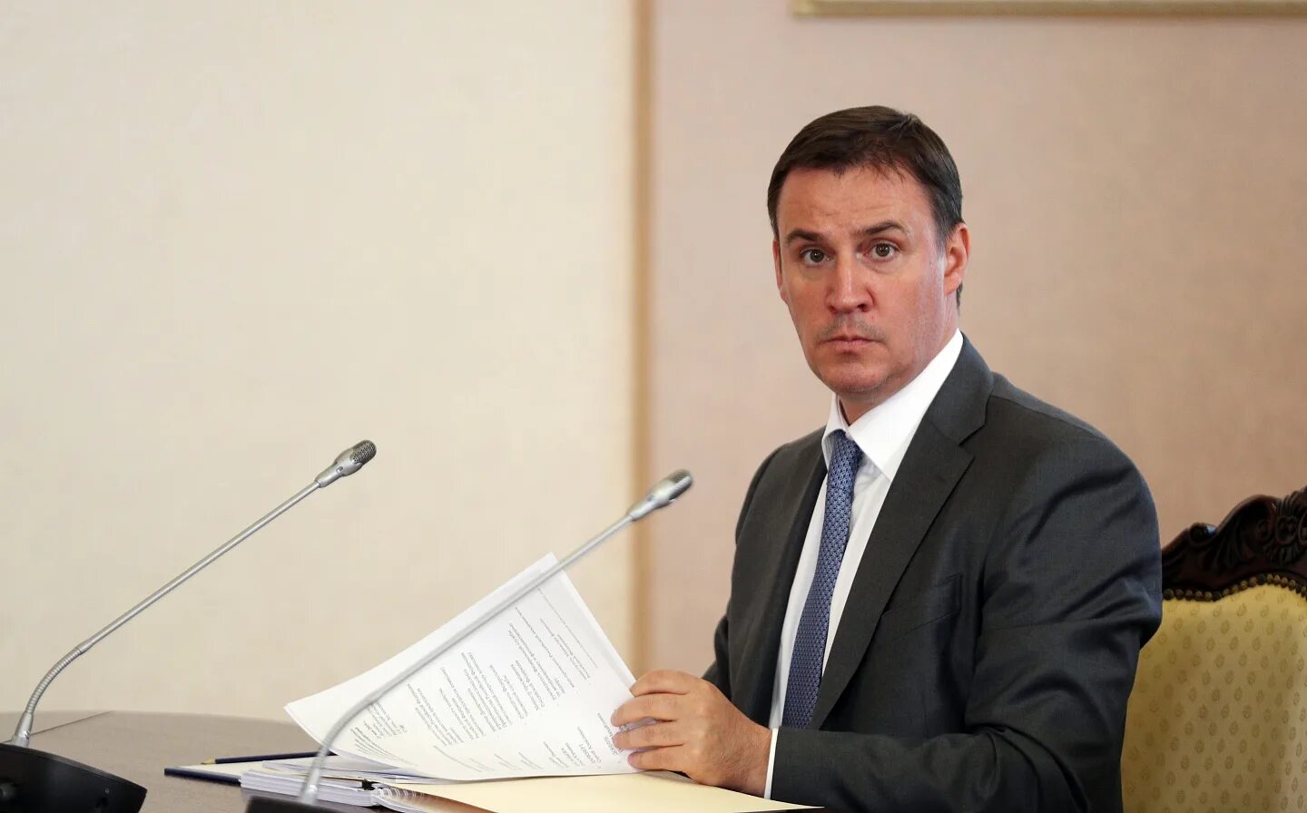 Дмитрий Патрушев провел рабочую встречу с губернатором Рязанской области Павлом 