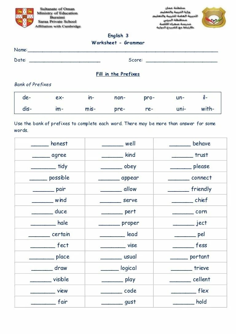 Negative prefixes Elementary Worksheets. Prefixes in English Worksheets. Словообразование в английском Worksheets. Префиксы Worksheets. Adjective un