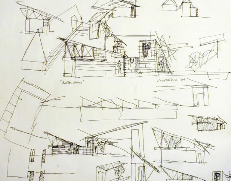 He works as a architect
