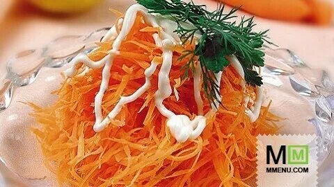 Острая закуска из моркови