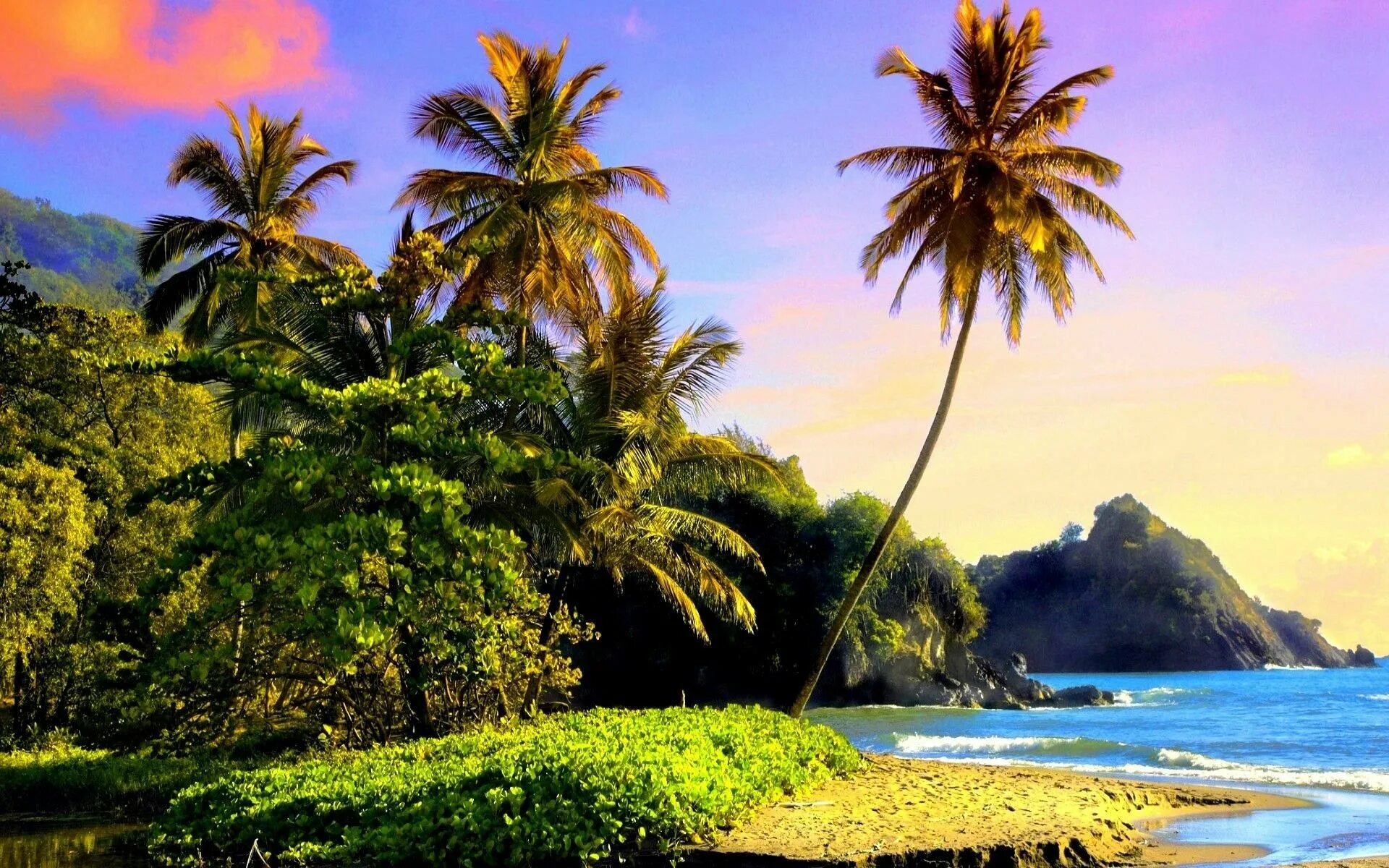 Парадиз остров Карибского моря. Остров Оаху джунгли. Оаху Гавайи джунгли. Тропические острова Карибского моря.