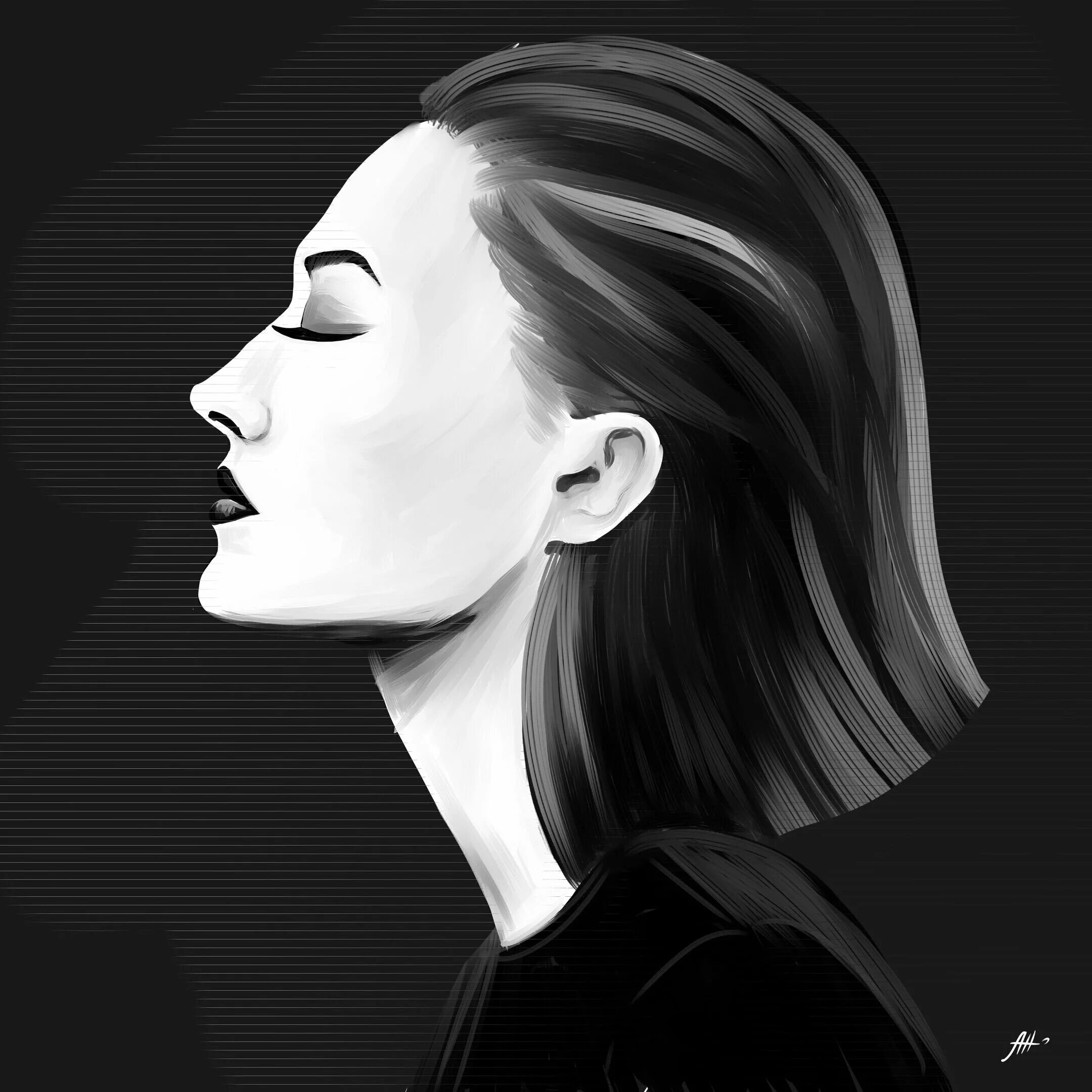 Цифровая живопись. Девушка рисунок. Peter xiao арт рыжие. Арты профиль. Арты профиль.