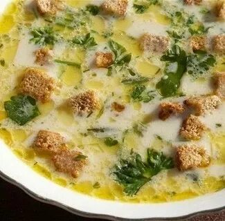 Рецепт супа с сыром сливочным