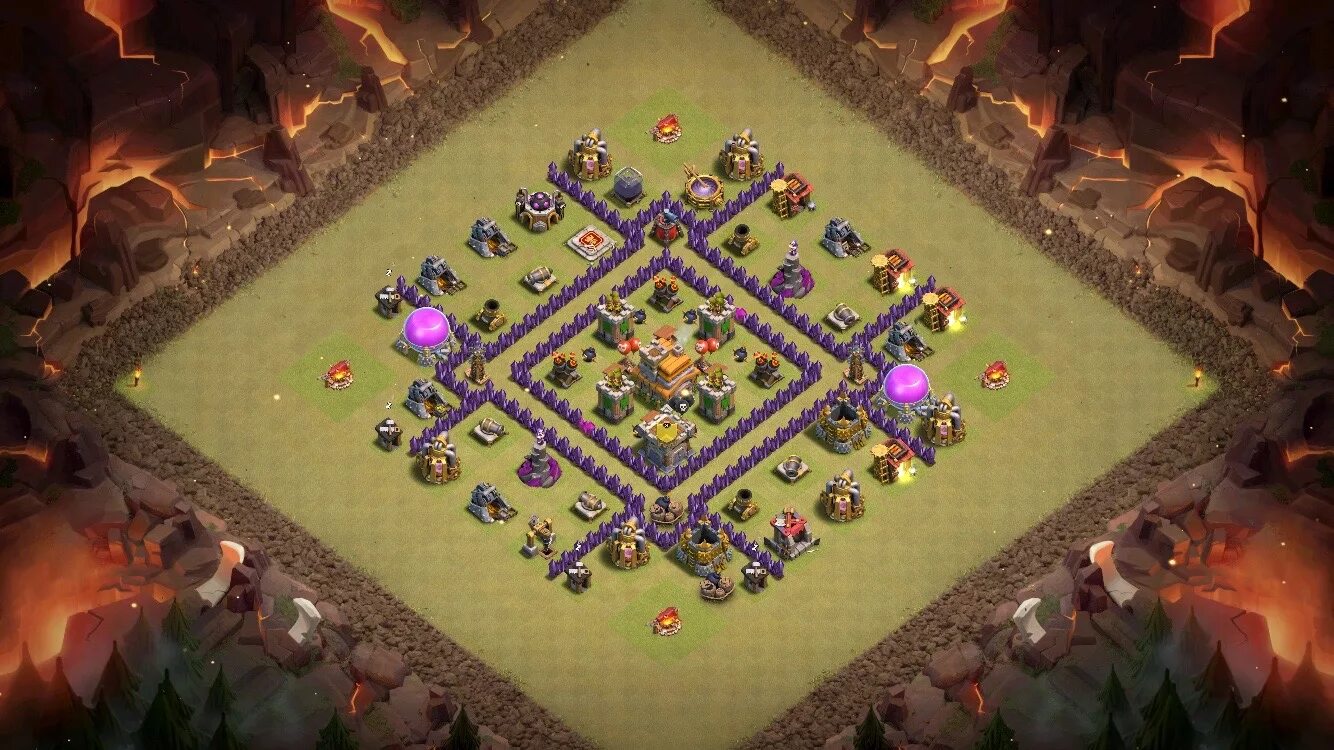 Лучшее тх clash of clans. Клэш оф кланс 7 ратуша расстановка. База для 7 ратуши. Clash of Clans базы 7 ратуши. Ратуша 7 расстановка.