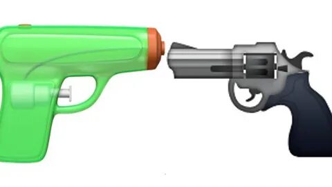 Apple to swap out gun emoji for squirt gun.