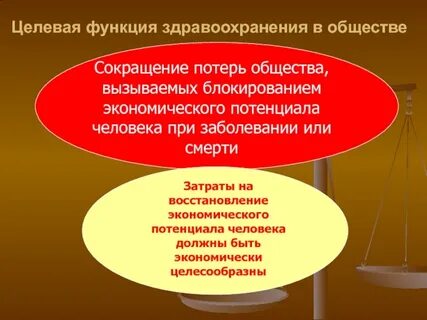 Основные роли здравоохранения