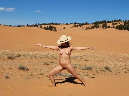 Namaste here in Coral Pink Dunes.