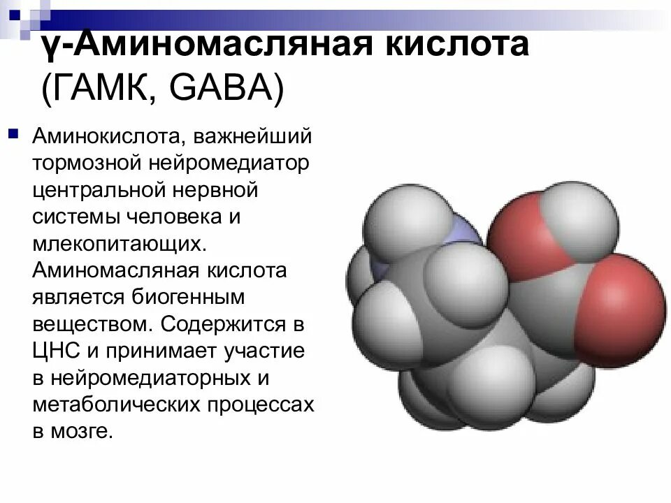 Аминомасляная кислота. Γ-аминомасляная кислота. Бета аминомасляная кислота.