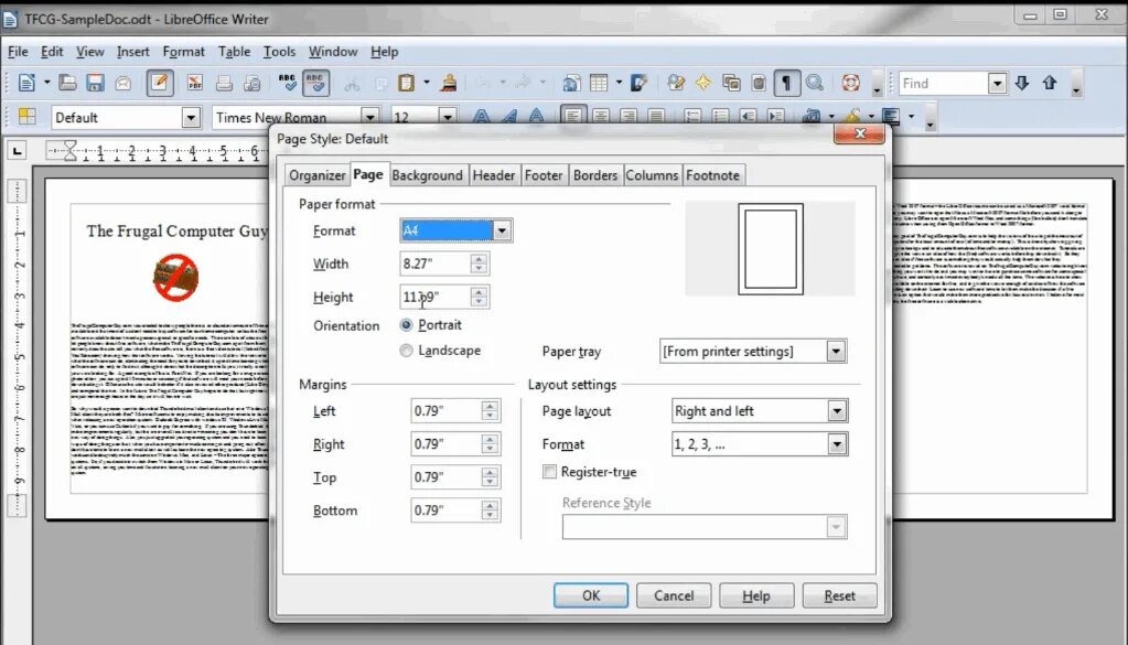 Libreoffice write. Libreoffice write