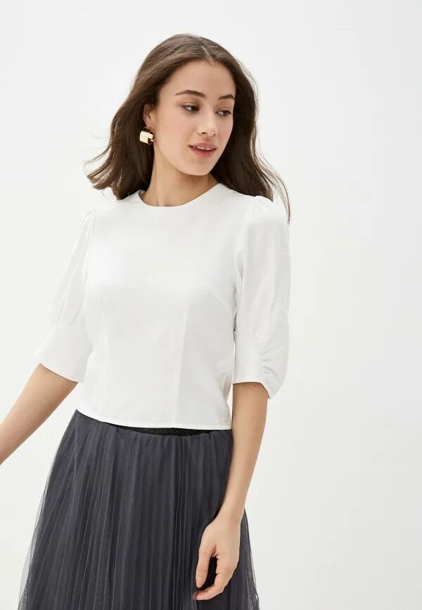 Блузка под горло с рукавами. Белая блузка женская. Блузки на ламоде. Блузки на ламоде. Блузка с длинным рукавом.