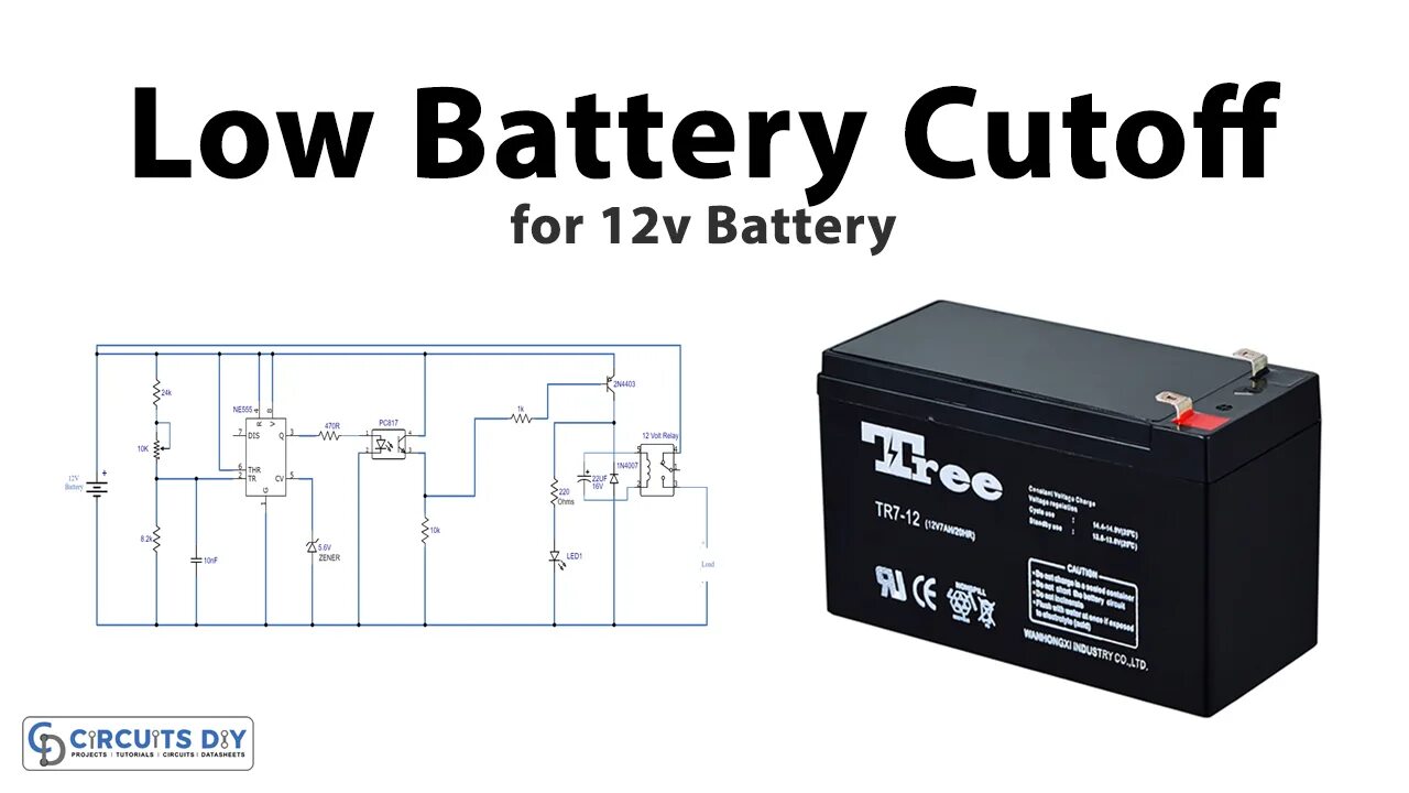 Battery lower. 3.7V auto Cut off Battery Charger. Low Battery. 12v Battery Low Voltage Cut off Automatic Switch schematic. Low Battery Voltage Cut-off or disconnect.