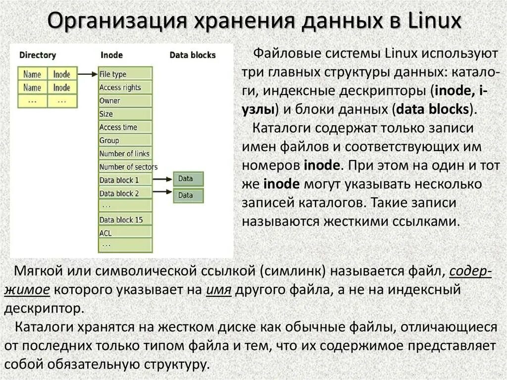 Старые форматы данных. Файловые системы на основе индексных узлов. организация хранения данных. организация хранения файлов в linux. организация хранения информации файловая система.