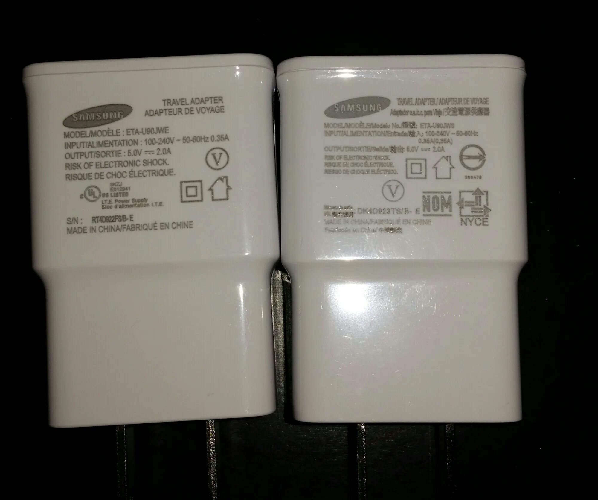 Fake fast. Samsung super fast charging adapter fake vs original.