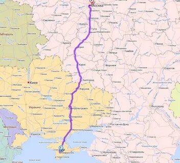 Дорога на симферополь на машине