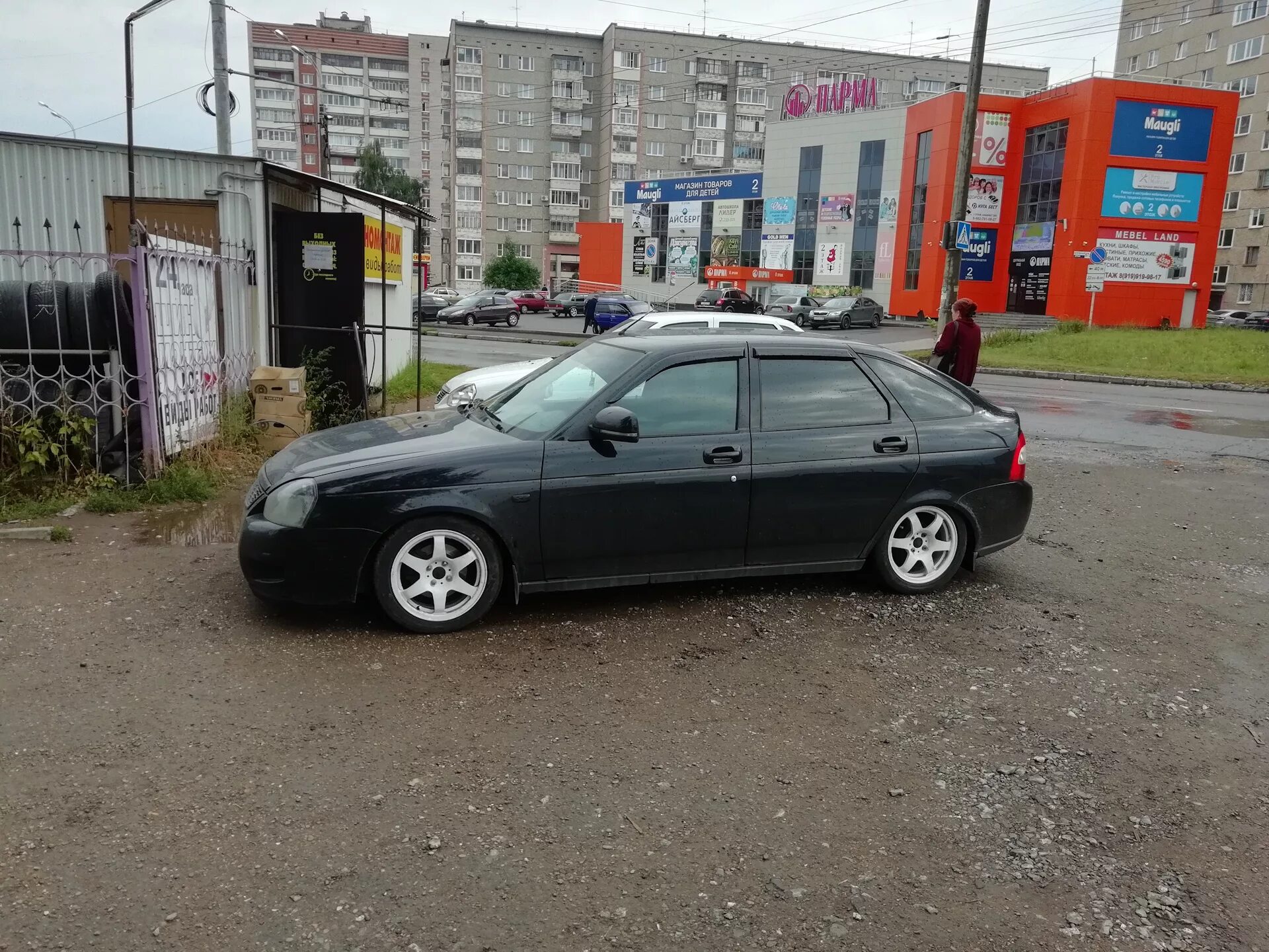 Приора на 15 дисках фото хэтчбек