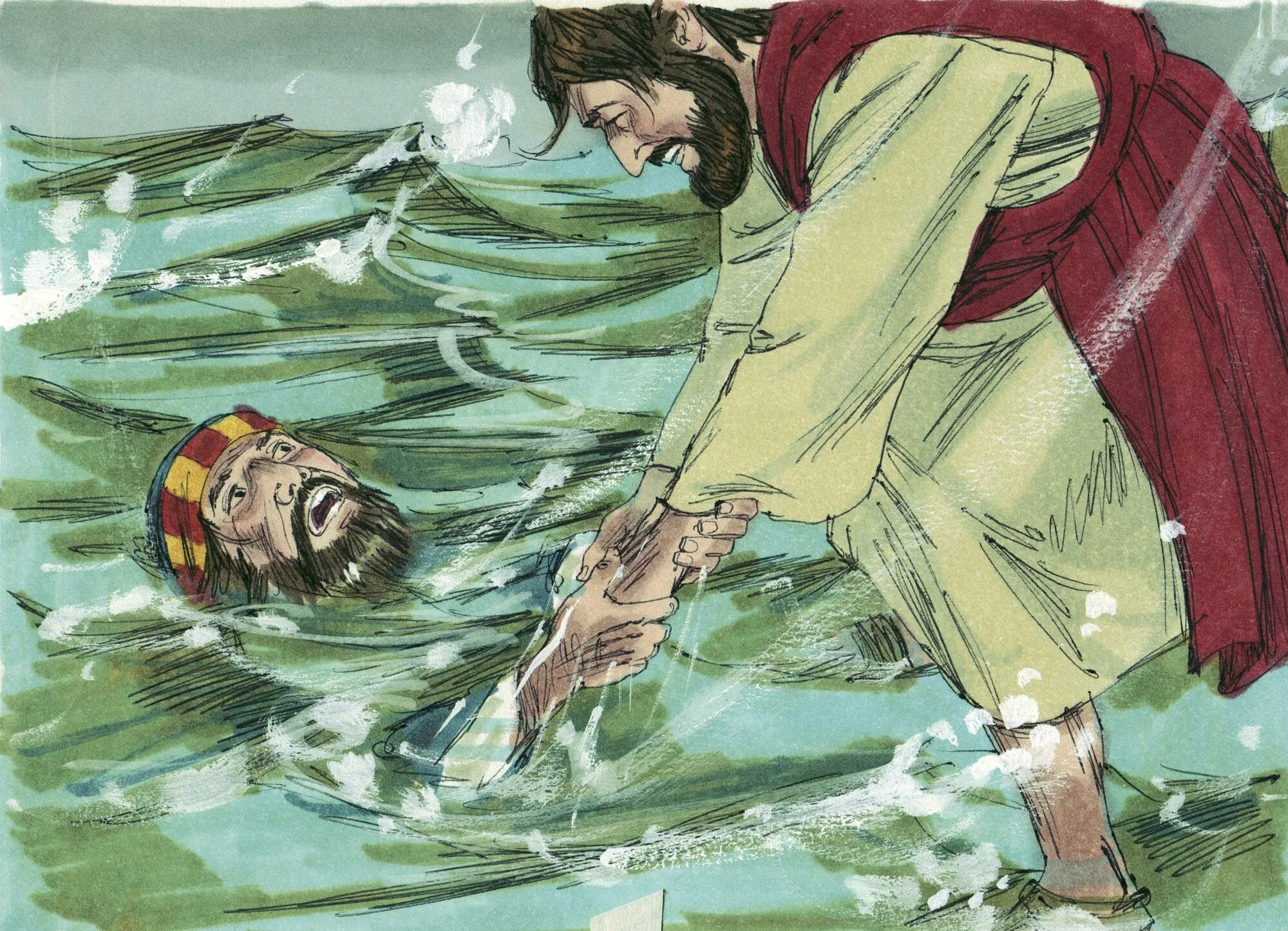 Пошел по воду. Хождение Иисуса по воде. Иисус идет по воде. Хождение Христа по водам. Ииссиисус идущий по воде.