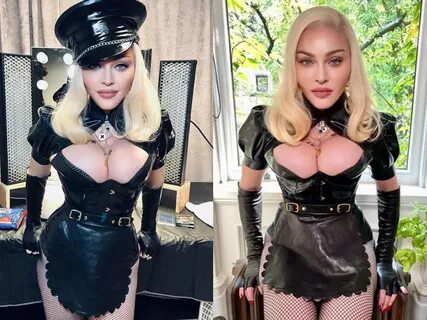 madonna 2021 mtv vma hollywood: Pop star Madonna wreaked havoc in black dre...