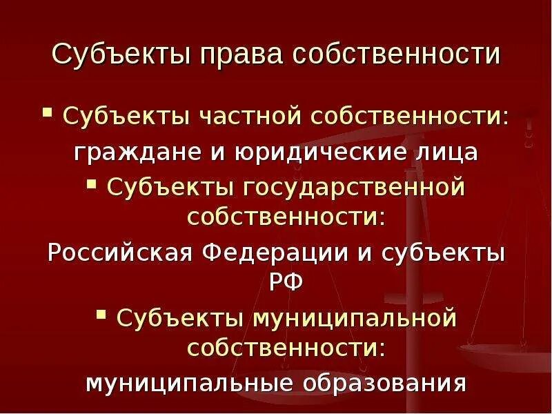 Государственная форма собственности субъект. Субъекты государственной собственности.