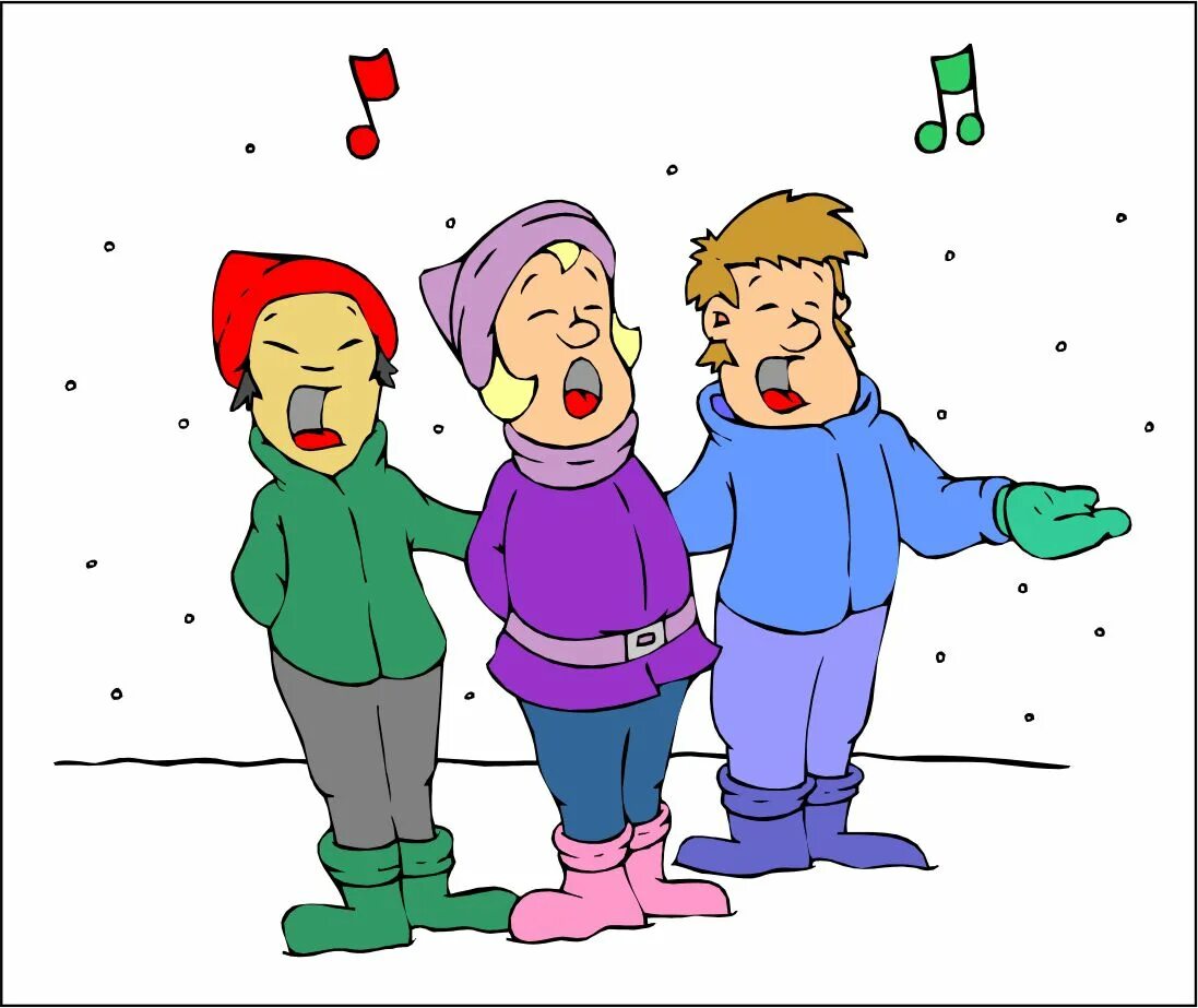 He likes to sing. Carols нарисовать. Carol singing рисунки. Sing Carols рисунок. Пение рисунок.