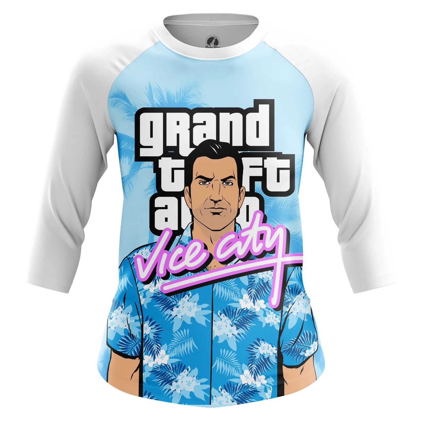 Купить гта вайс сити. Рубашка GTA vice City Томми Версетти. Футболка Томми Версетти. Tommy Vercetti t Shirt. Принт футболка Томми Версетти.