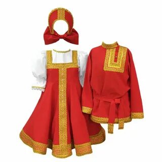 Русский национальный костюм мужской и женский