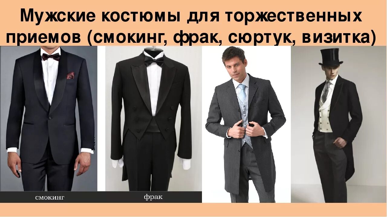 Описание фрака