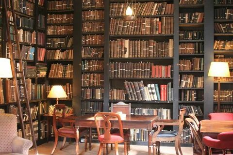 There is a library
