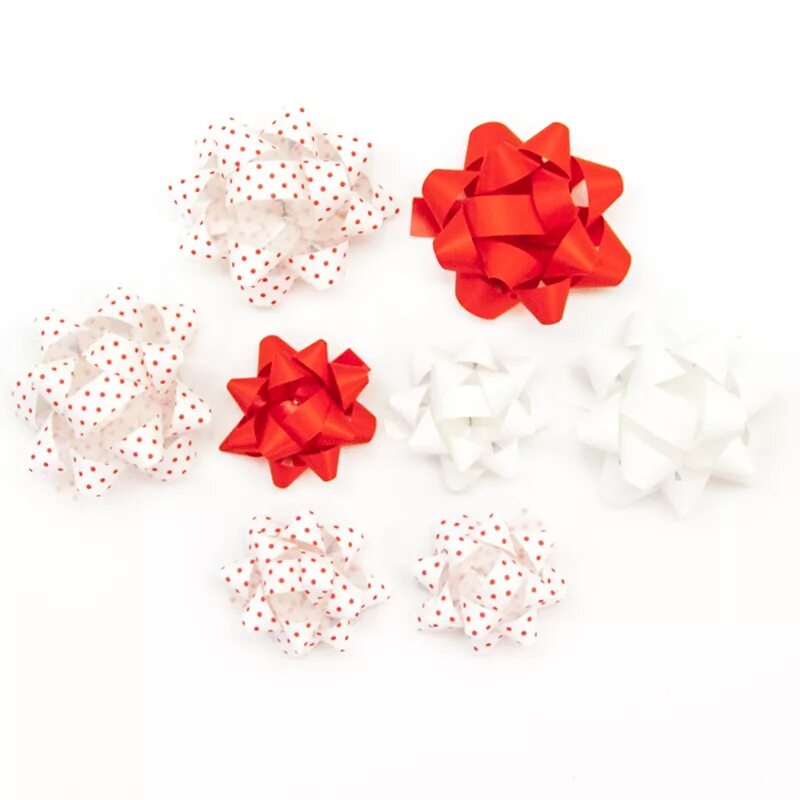 Бант микс. Упаковочные банты. Бант - звезда d-5 см микс. Бант микс. Бант микс.