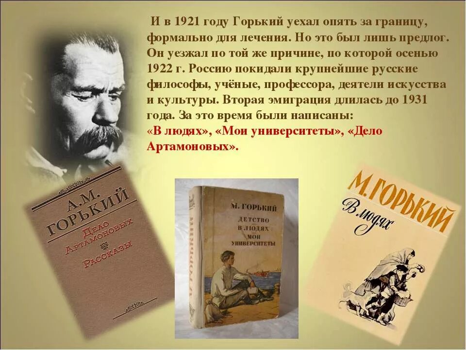 Почему а м горький. Горький книги. М Горький презентация. Информация о м горьком. М Горький литература.