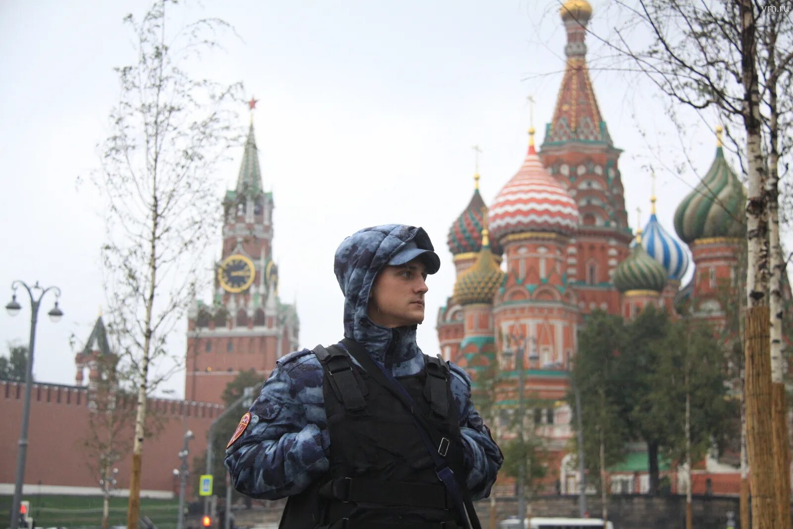 Кремль стреляли. Охрана Кремля в Москве.