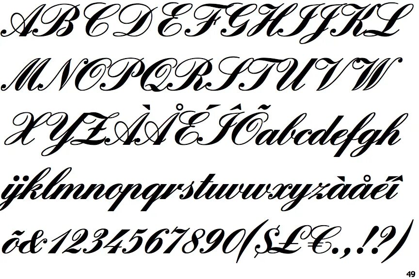 Model script. Шрифты. Красивый шрифт. Красивый наклонный шрифт. Красивый рукописный шрифт.