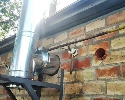 Вытяжка для газового котла своими руками