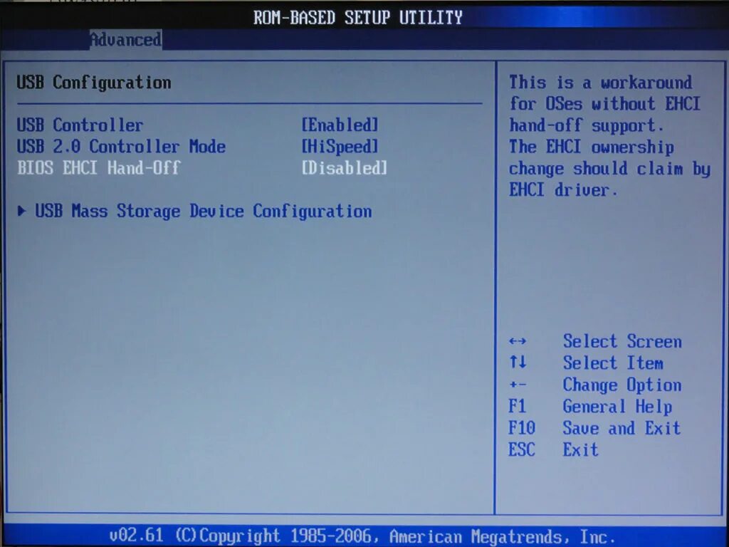 Usb configuration