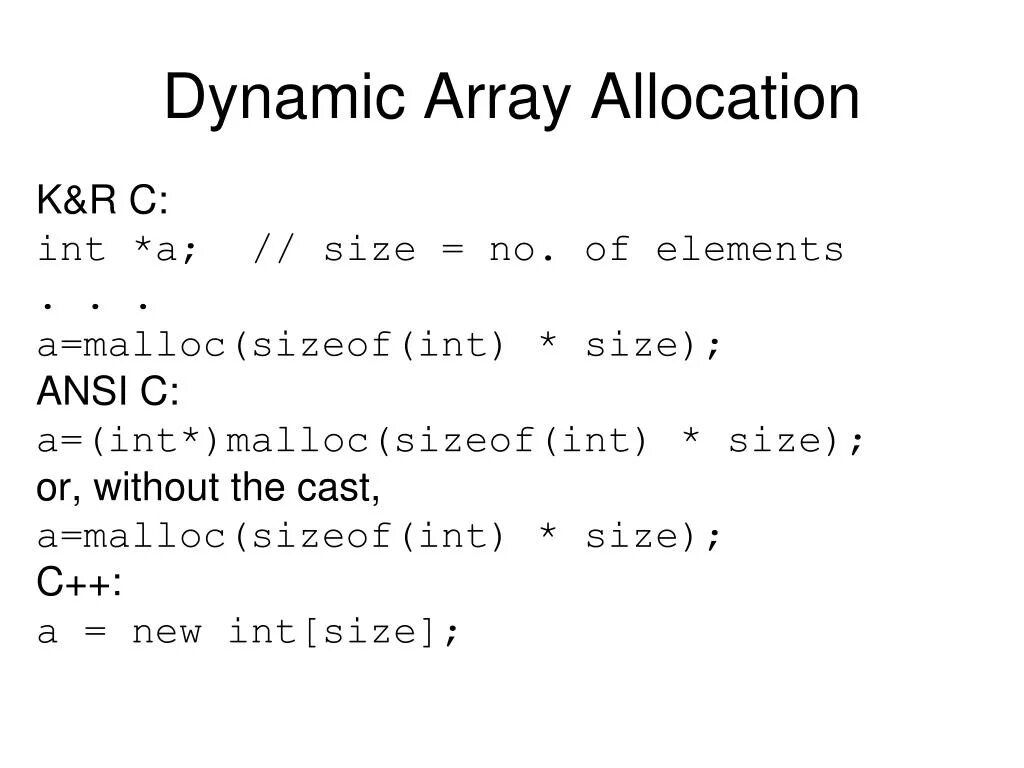 Динамический массив (Dynamic array). C++ create Dynamic array. Динамический массив с++. Malloc c++. Dynamic method