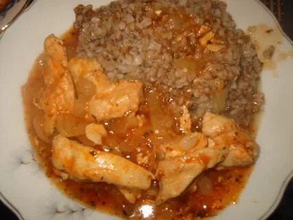 Куриное филе с подливкой