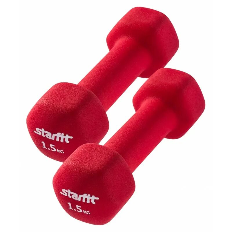 Гантель неопреновая DB-201 1,5 кг, насыщенная красная, Starfit. Гантели Starfit 1.5 кг. Гантели Starfit DB-201. Гантель цельнолитая Starfit DB-101 1.5 кг оранжевая.