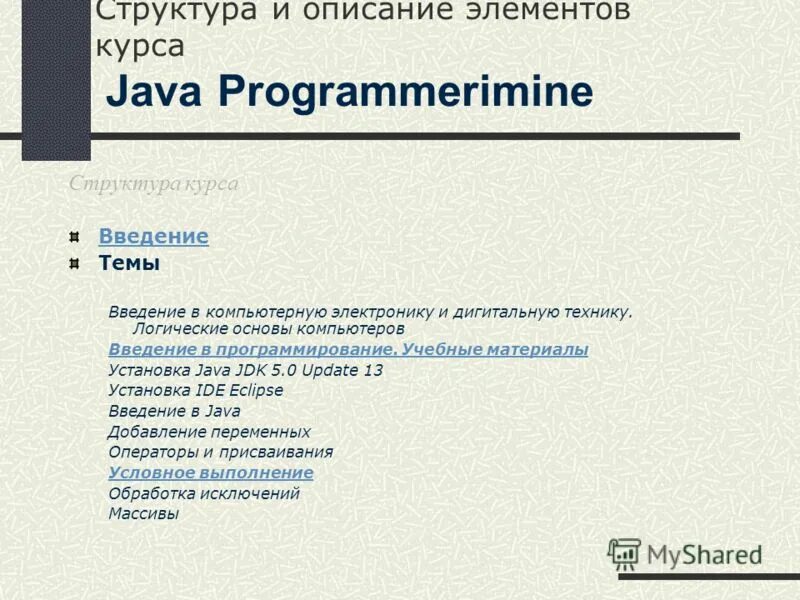 Темы java