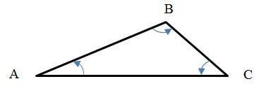 Треугольник с углами 20 40 120.